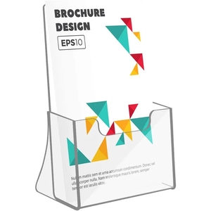 Tùy chỉnh <span class=keywords><strong>A4</strong></span> A5 A6 <span class=keywords><strong>Acrylic</strong></span> Brochure chủ đứng Flyer chủ sở hữu <span class=keywords><strong>Acrylic</strong></span> tờ rơi hiển thị đứng Brochure chủ - Product Image 4