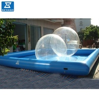 Hochwertiger aufblasbarer Pool Wasserpark Pool Pool für Zorb Ball/Wasser Walking Ball/Kinder boot