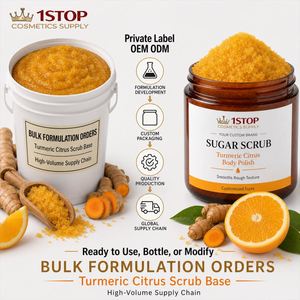 Nouveau produit : Gommage corporel et visage éclaircissant et exfoliant doux à l'amande, au thé <span class=keywords><strong>vert</strong></span>, à la rose et au curcuma - Product Image 2