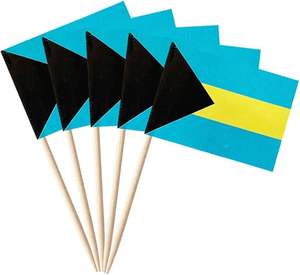 Banderas de bambú pequeñas personalizadas de fábrica a bajo precio con impresión a doble cara para fiestas, pasteles y <span class=keywords><strong>comida</strong></span> - Product Image 6