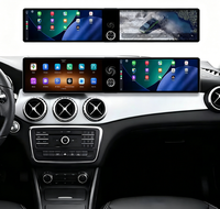 MOOKAKA Dual 12,3 pulgadas Android para mercedes-benz GLA 2016-2019 coche estéreo Multimedia GPS Navi inalámbrico CarPlay unidad principal Radio