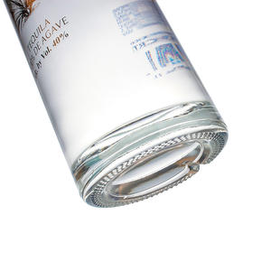 Botella de Vidrio Redonda Esmerilada de Lujo de Alta Gama, Vacía, de 700 ml y <span class=keywords><strong>750</strong></span> ml, con Logotipo Personalizado para <span class=keywords><strong>Vodka</strong></span>, Ron, Ginebra, Tequila y Otras Bebidas Espirituosas - Product Image 5