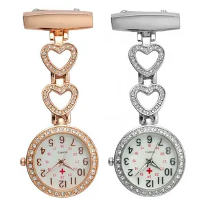 Niche tasarım alaşım Metal doktor tıbbi hemşire cep saati kuvars meme hemşireler saatler Reloj De Enfermera fabrika doğrudan satış