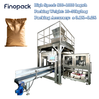Machine de pesage, d'ensachage et d'emballage de 10 kg à 50 kg pour le remplissage et la fermeture d'engrais