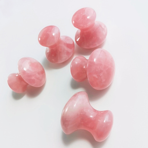 Masseur <span class=keywords><strong>Rose</strong></span> <span class=keywords><strong>Quartz</strong></span> <span class=keywords><strong>Quartz</strong></span> <span class=keywords><strong>Rose</strong></span> Jade Champignon Forme Guasha Grattage Therapytools <span class=keywords><strong>Gua</strong></span> <span class=keywords><strong>Sha</strong></span> Outil pour <span class=keywords><strong>le</strong></span> Corps Du Visage - Product Image 1