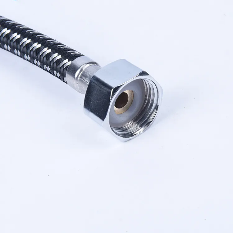 Stainless Steel Wire Water Heater Connection Flexible Hose Pipe For Bathroom