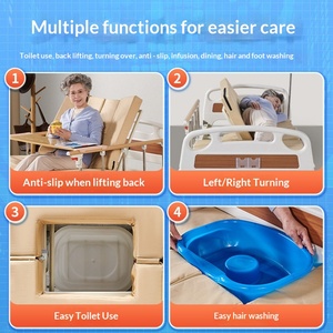 Cama de Hospital Manual Multifuncional Curva Zhongquan para Uso Doméstico y Hospitalario con Garantía de por Vida - Product Image 2
