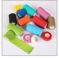 Vente d'usine : Bande de compression élastique auto-adhésive non tissée pour poignets, coudes, mollets et chevilles, rouleau de 4,5 m