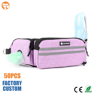 Dompet besar retpootali bebas tangan pemegang botol air anjing sabuk pinggang jalan tas kotoran tas Dispenser pelatihan hewan peliharaan Fanny Pack - Product Image 1