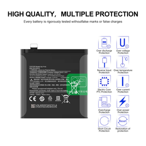แบตเตอรี่โทรศัพท์มือถือ <span class=keywords><strong>OnePlus</strong></span> <span class=keywords><strong>7T</strong></span> <span class=keywords><strong>Pro</strong></span> Lipo BLP745แบตเตอรี่ชาร์จได้รับประกัน12เดือนจากโรงงาน - Product Image 5