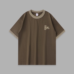 T-shirt Oversize Style Urbain 100% Coton avec Illustration Artistique Ours Polaire, Color Block, Impression Personnalisée, Respirant, Anti-boulochage - Product Image 4