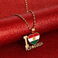 Porte-clés Carte du Kurdistan, Souvenir Touristique, Cadeaux, Bijoux Kurdi, Bracelet, Breloques Porte-clés Drapeau du Kurdistan, Collier en Métal Kurdistan