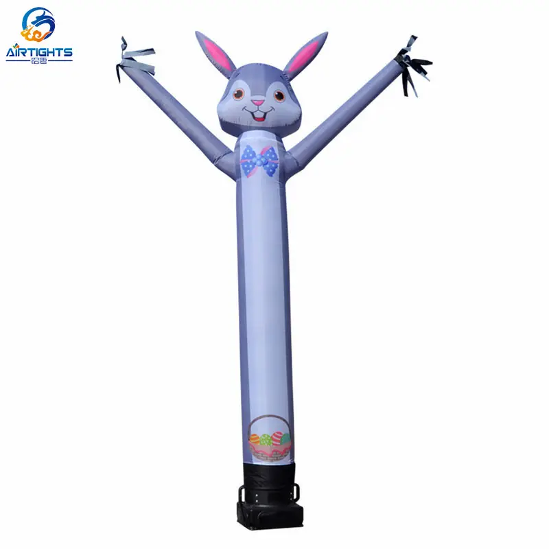 Snelle Levering Mooie Opblaasbare Bunny Buis Lucht Danser Uit China Fabriek