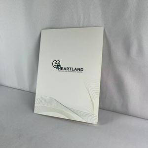 Custom A4 Single Pocket <strong>File</strong> <strong>Folder</strong> White Art Paper For Certificates And Documents Display Lamination Printing Handling - Product Image 5