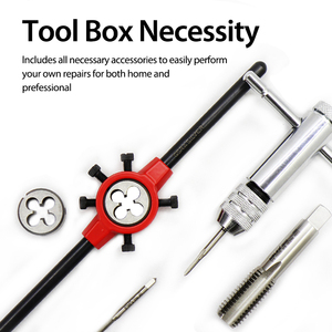 GSR 64 Pcs HSS Hand Taps Set M3-M24 Round Die Threads Coarse <strong>Cutting</strong> <strong>Tools</strong> with <strong>Complete</strong> Accessories - Product Image 2