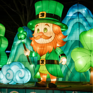 Linterna para Personas Mayores con Diseño de Trébol Verde, Impermeable, para Exteriores, Día de San Patricio, Pascua, Navidad, Día del Padre, Acción de Gracias, Duradera - Product Image 6