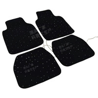 Alfombrillas LED para Auto con Fibra Óptica a Prueba de Agua, Alfombrillas Personalizadas con Efecto de Luz Centelleante, Control Remoto por Aplicación, 12V
