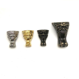 Zinc Alloy Tiger Foot Furniture Hardware <b>Corner</b> <b>Protector</b> Traditional Style Durable Finish For Wooden Box Wine Box - Product Image 1