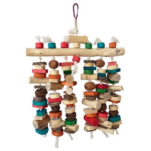 Soporte de Madera para Loros y Amazonas, para Aliviar el Aburrimiento y Acondicionar el Pico, para Loros Medianos a Grandes - Product Image 5