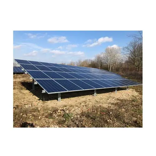 Büyük güneş proje çözümü tasarım zemin montaj güneş zemin montaj sistemi
