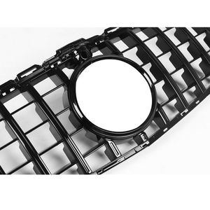 กระจังหน้ารถยนต์สำหรับ C Class W205 GT <span class=keywords><strong>Panamericana</strong></span> C300 C250 C43 ปี 2019-2021 สีดำ MS - Product Image 4