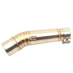 Tubo de Escape para Honda NC700 NC750, Sección Media, Tubo de Conexión Curvo, Acero Inoxidable, Pieza de Repuesto para Modificación de Motocicleta - Product Image 2