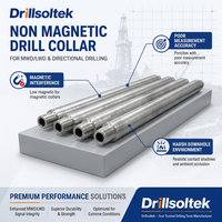Collar de Perforación No Magnético Personalizado Drillsoltek 2026 para Sistemas MWD LWD, Proveedor de Equipos de Perforación Petrolera