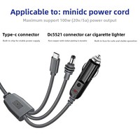 Cable de Alimentación USB C a CC de 100W PD para Starlink Mini, Exterior, Impermeable IP65, Blindaje Trenzado, Cobre Puro, 2m, Personalizado OEM ODM
