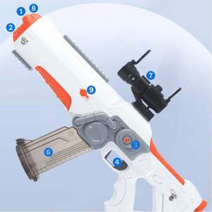 Hersteller Großhandel automatische elektrische Wasser pistole mit blinkendem Leucht spielzeug für Kinder Leistungs starke Spritzpistole Sommer Outdoor-Spielzeug - Product Image 2