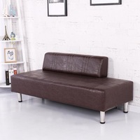Canapé-banc pliable moderne et minimaliste en cuir PU pour salon de coiffure, pour le confort des clients