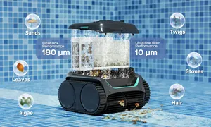 Limpiador de Piscinas de Alta Potencia <span class=keywords><strong>WYBOT</strong></span> C2, Fuerte Succión para Hojas, Arena, Suciedad, Filtración de Residuos de Varios Tamaños - Product Image 4