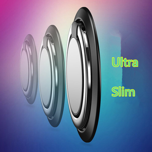 Metal Ultra 360 Rotación logotipo personalizado ultra delgado de metal Soporte para teléfono móvil dispositivos útiles - Product Image 2