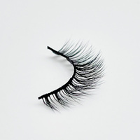Eyewing label privé cils végétaliens cils naturels 10mm cils en fibres synthétiques c Cc Curl cils naturels à bande complète