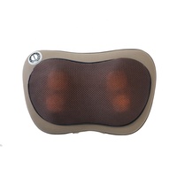 Nouveau type de coussin de massage chauffant infrarouge et pétrissant à piles pour le cou, le dos, les épaules, la taille et les fesses, en promotion