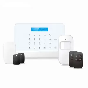 Alarm Keamanan Sistem WIFI GSM, Alarm Rumah Pintar dengan Kontrol Aplikasi Android IOS Wifi Gsm Alarm System