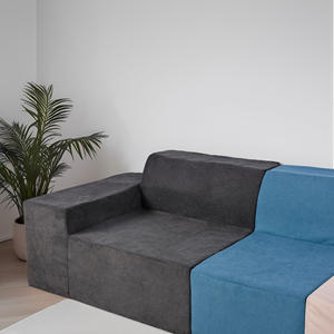 Canapé en mousse compressé dans une boîte sous vide ensemble meuble air emballage à vendre prix noir 3 places paresseux moderne pour canapé <span class=keywords><strong>togo</strong></span> - Product Image 3