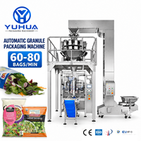 Machine d'emballage automatique YH pour salades de légumes frais mélangés, légumes et fruits hachés surgelés en sachets