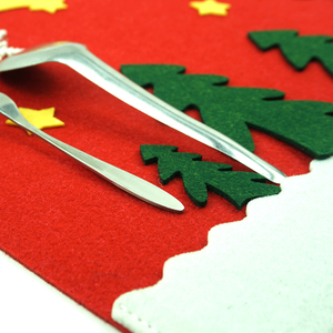 Tapis de table de Noël en feutre pratique coloré exquis pour un usage domestique du festival de Noël - Product Image 6