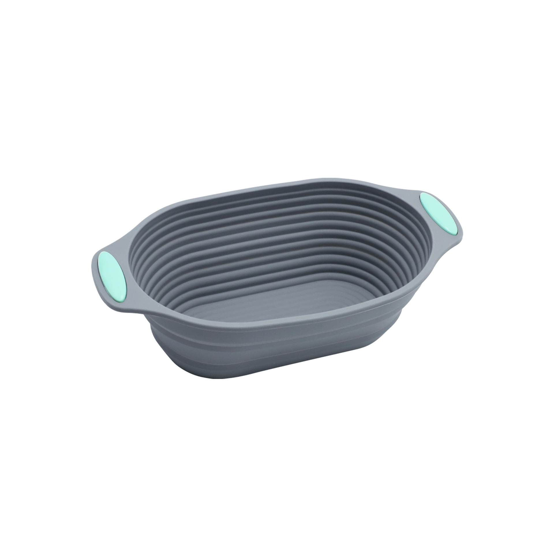 Two-tone oval folding fermentation tray