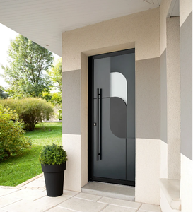 Производитель, современные передние входные металлические двери, наружные входные защитные двери, защищенные от взлома, коммерческие входные защитные двери - Product Image 3