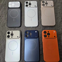 Nouvelle coque de téléphone portable tendance au design sportif, antichoc, avec anneau magnétique, en TPU et PC, finition givrée, pour 17 Pro Max