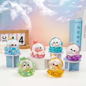 กล่องสุ่มฟิกเกอร์น่ารัก Yu Mo Craft Wishing Fairy ของตกแต่งจิ๋ว ของขวัญน่ารักสำหรับเด็กอายุ 8-13 ปี ใช้ได้ทั้งเด็กชายและเด็กหญิง - Product Image 2