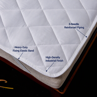 Protège-matelas d'hôtel matelassé respirant pour lits Queen et King Size – Vente en gros directe usine pour hôtels et complexes hôteliers (OEM)