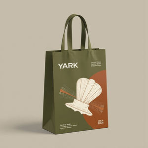 Sac fourre-tout écologique à la mode avec logo personnalisé en gros, sac cadeau créatif, sac de shopping, porte-sac - Product Image 6