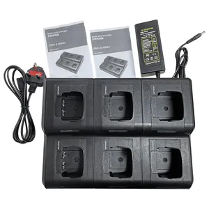 VITAI 6 Unit Charger for GP328 GP340 Two Way Radio Battery Charger