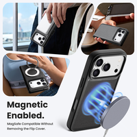 Étui portefeuille magnétique détachable WINTOP en PU bio-sourcé écologique pour iPhone 15/14/13/12/11 avec porte-cartes