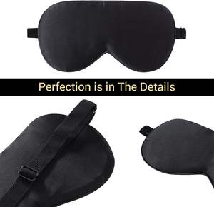 <span class=keywords><strong>Masque</strong></span> de sommeil en soie naturelle Mulberry pour femmes et hommes avec sangle élastique, <span class=keywords><strong>masque</strong></span> pour les yeux super <span class=keywords><strong>doux</strong></span> pour adultes - Product Image 2