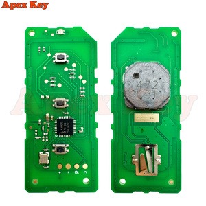 Control Remoto Inteligente para Motocicleta K96 K97 K77 K01/K35, Frecuencia FSK433, Chip 47, 3 Botones, Negro, Logotipo ABS - Product Image 2