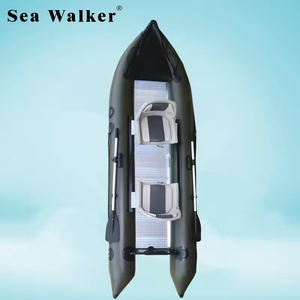 Gommone Gonfiabile Resistente all'Abrasione con Design Pieghevole Portatile, Include <span class=keywords><strong>Remi</strong></span> <span class=keywords><strong>per</strong></span> Uso di Soccorso d'Emergenza - Product Image 6