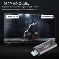Doonjiey 1080P HDTV USB 2.0 Carte de capture vidéo compatible ordinateur portable/appareil photo/système Android prend en charge la résolution 1080P pour la boîte de jeu